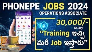 PhonePe Company లో జాబ్స్ (Training + Job) | 30,000/- Salary | Latest Jobs 2024