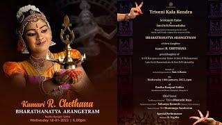 Kumari R Chethana Arangetram - 18.01.2023 @ Rasika Ranjani Sabha Mylapore Chennai