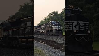 Norfolk Southern #4160 leads a 228 car manifest at Lewistown, PA (06/11/2025)