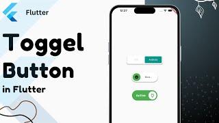 #1 Flutter ToggleButtons Widget | Animated ToggleButtons