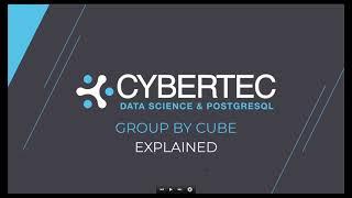 GROUP BY CUBE - EXPLAINING PostgreSQL | CYBERTEC