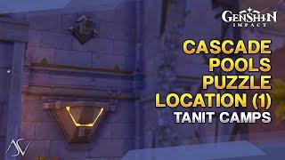 Cascade Pools Puzzle Location (1) - Tanit Camps | Genshin Impact