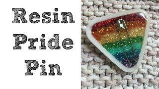 Jewelry Craft: Resin Pride Pin