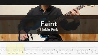 Linkin Park - Faint - Bass Cover TAB