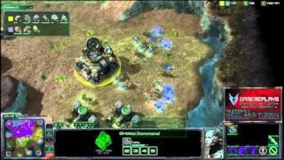 Star2.org NA Custom Map Tournament #1 Semifinals - Darkcell vs linko Game 1 Part 2