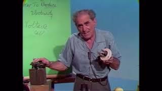 Professor Julius Sumner Miller - Demonstrations in Physics Lesson 41 - Ways to "Produce" Electricity