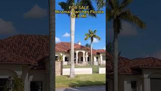 Home For Sale Miramar Florida $2.8 Mil #homesforsale #miramar #browardhomesforsale