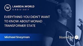 Monad Transformer State - Michael Snoyman