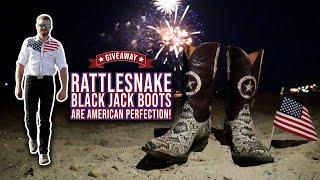 Rattlesnake Black Jack Boots are American PERFECTION!