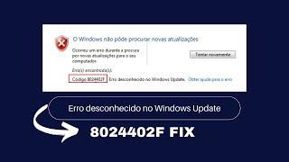 Unknown Error 8024402F in WINDOWS UPDATE [Windows 7]