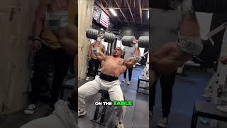 400LB press!?? Larry Wheels incline - PR LIFESTYLE wraps  #bodybuilding #prlifestyle #powerlifting