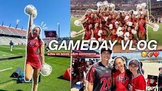 GAMEDAY VLOG #1 | sdsu vs texas a&m commerce