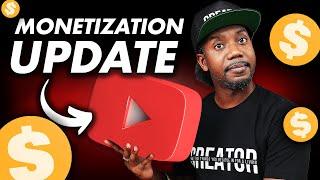 NEW YOUTUBE MONETIZATION RULES  (2024)