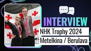 History made! | METELKINA / BERULAVA (GEO) | Pairs Winner | NHK Trophy 2024 | #GPFigure