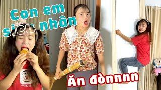 Tổng hợp video siêu hài hước khi nhà có đứa em siêu nhân | Thuỷ Mít Official