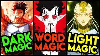 The Strongest Magic Types in Black Clover!