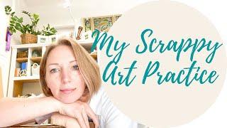 HOW I RUN MY ART PRACTICE ON A BUDGET | How To Save On Art Supplies | Tips For Scrappy Art Practice