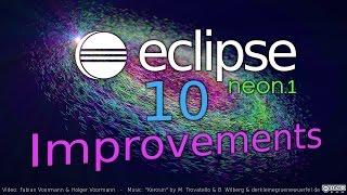 Eclipse Neon.1: 4:00-minute demo of 10 improvements