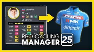 I Locked POGAČAR in the WORST Cycling Team on Pro Cycling Manager 25
