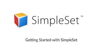 Getting Started with SimpleSet