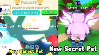 I Hatched Pastel Hexarium! Crystal Teddy Secret Pet & Claimed Reward - Bubble Gum Simulator Roblox