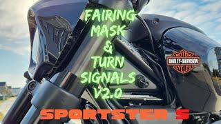 Sportster S - Fairing Mask & Turn Signals V2.0