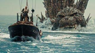 Godzilla Perseguindo um Barco (4K UHD) | Godzilla Minus One