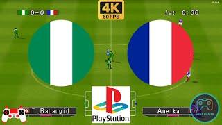 Winning Eleven 2000 - Nigeria vs France - Duckstation PS1 on PC  Full Game [4K60]