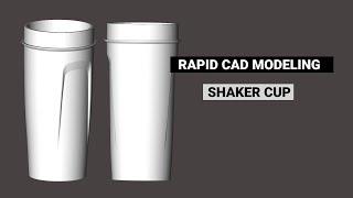 Shaker Cup. CAD 3D Modeling