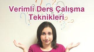 Verimli Ders Çalışma Teknikleri