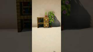 Как построить красивый шкаф в Minecraft #minecraft #майнкрафт #minecraftshorts