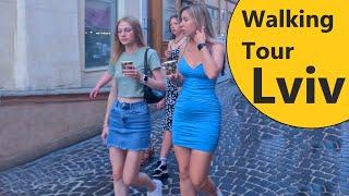 Ukraine Lviv 2023 Krakivska street/Walking Tour