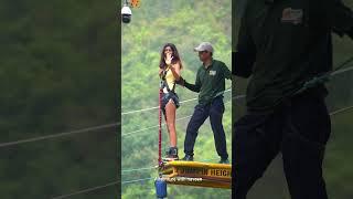 Rishikesh most popular and extreme bungy jumping 🫣#trandingshorts #viralshorts #shorts #shortsfeed