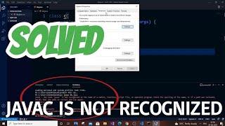 Javac is not recognized as an internal or external command windows 10 solved in java