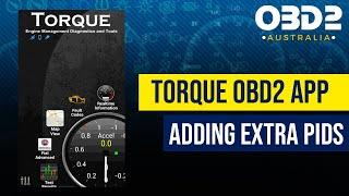 Torque OBD2 App Adding Extra PIDs