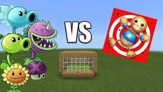 PLANTS vs KICK the BUDDY | Minecraft PE