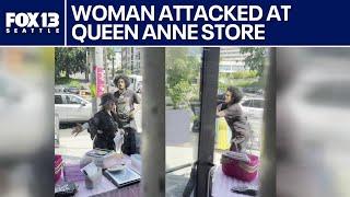 Woman attacked outside Queen Anne store | FOX 13 Seattle