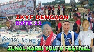 ZKYF|| DENGAON KARBI ZONEL KARBI YOUTH FESTIVAL. DATE 11 RONG KETONG JAIMEK KACHEPATE PON NON