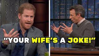 Prince Harry WALKS OFF Seth Meyers Show After Embarrassing Confrontation