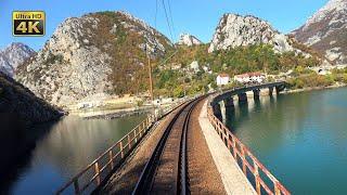 4K CABVIEW Čapljina - Mostar - Bradina -- The Neretva river canyon and Mountain pass Bradina