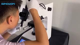 Optimos Sinowon - Microvickers hardness tester demo