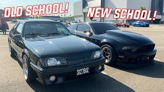 When a 1988 Foxbody Mustang FINALLY Meets his Younger Brother!!