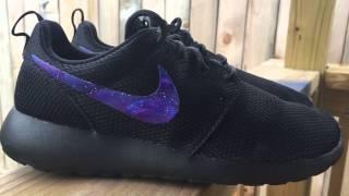 Nike Roshe Run Galaxy Swoosh Custom