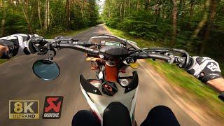 KTM 450 FULL THROTTLE RIDE - RAW AKRAPOVIC Exhaust