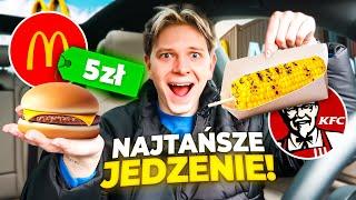 TESTUJĘ NAJTAŃSZE JEDZENIE Z FAST FOODÓW  | Dominik Rupiński