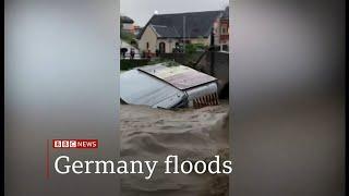 Weather Events 2021 - Flooding across Germany & Belgium (2) (Europe) - BBC News - 15th July 2021