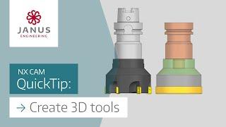 NX CAM Tutorial | How to create 3D tools in a snap 