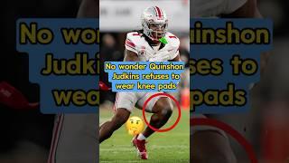 No wonder Quinshon Judkins refuses to wear knee pads—the real reason is hilarious.#nfl #football