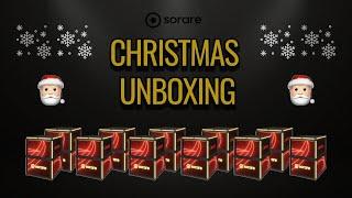 Opening 15+ Sorare Christmas Boxes! 