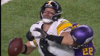 Harrison Smith LIGHTS UP Ben Roethlisberger On Sack | Vikings vs Steelers TNF Highlights